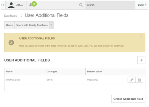 OnApp user additional fields