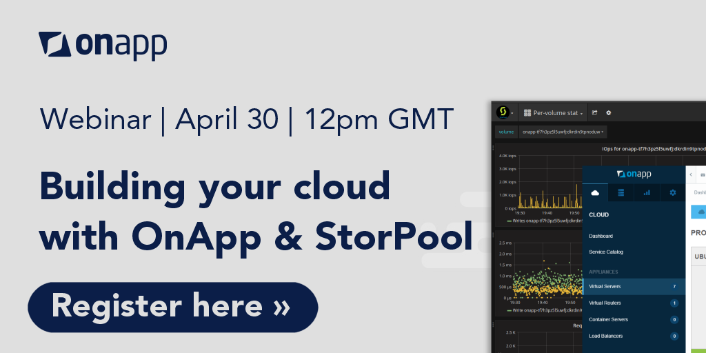 Webinar: building your cloud with OnApp & StorPool